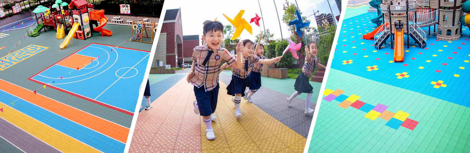 make kids playground's kingergarten flooring